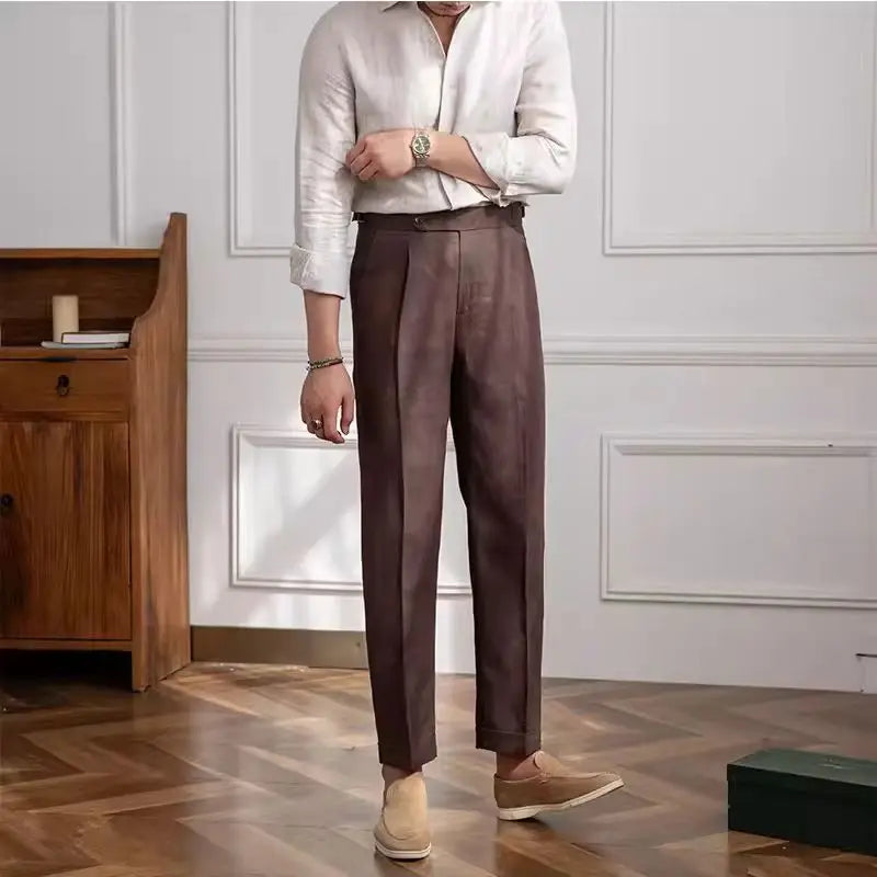 Trousers Linen Italian Style