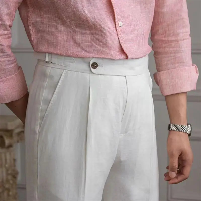 Trousers Linen Italian Style