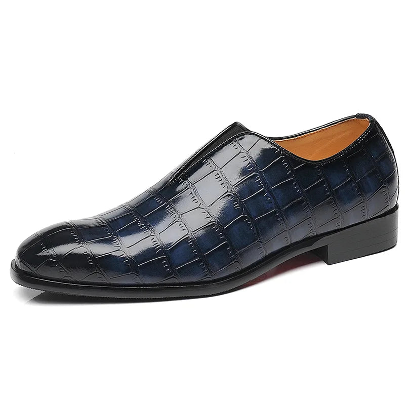 Dress Gentlemen Shoes Leather Oxford