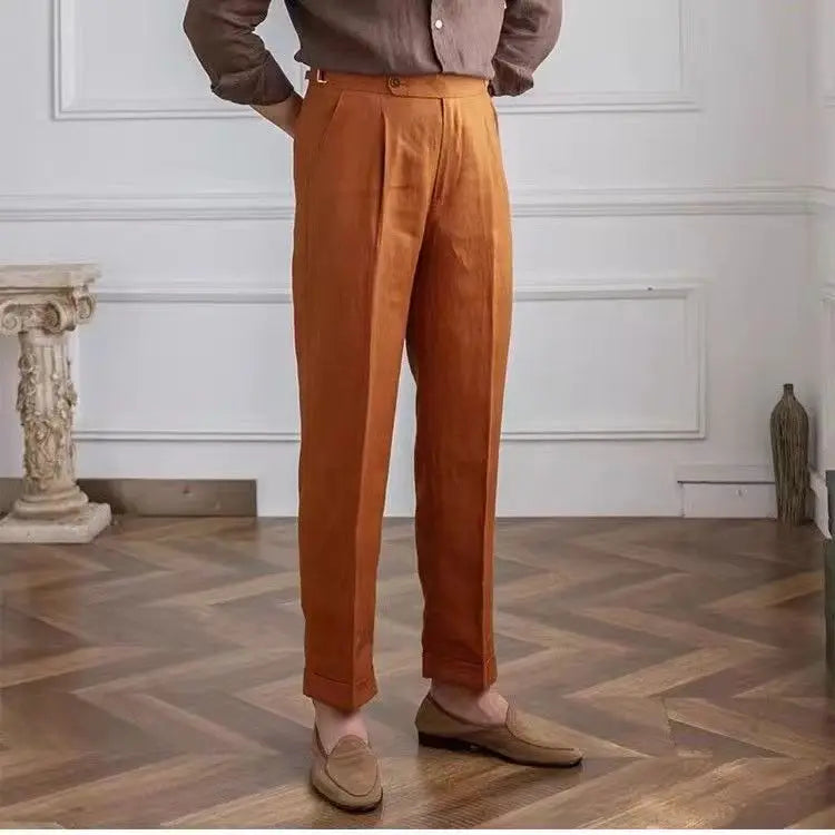 Trousers Linen Italian Style