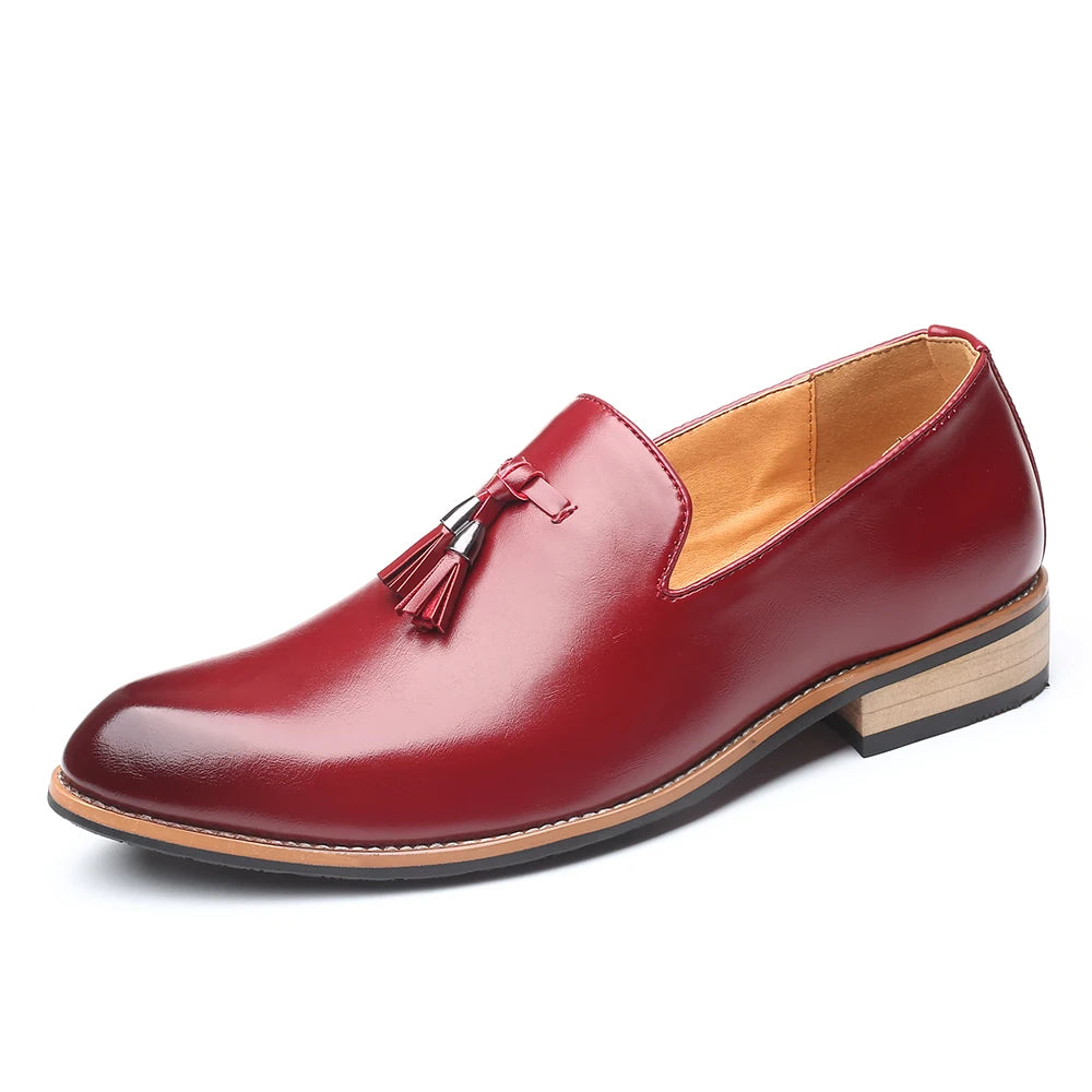 Dress Gentlemen Shoes Leather Oxford