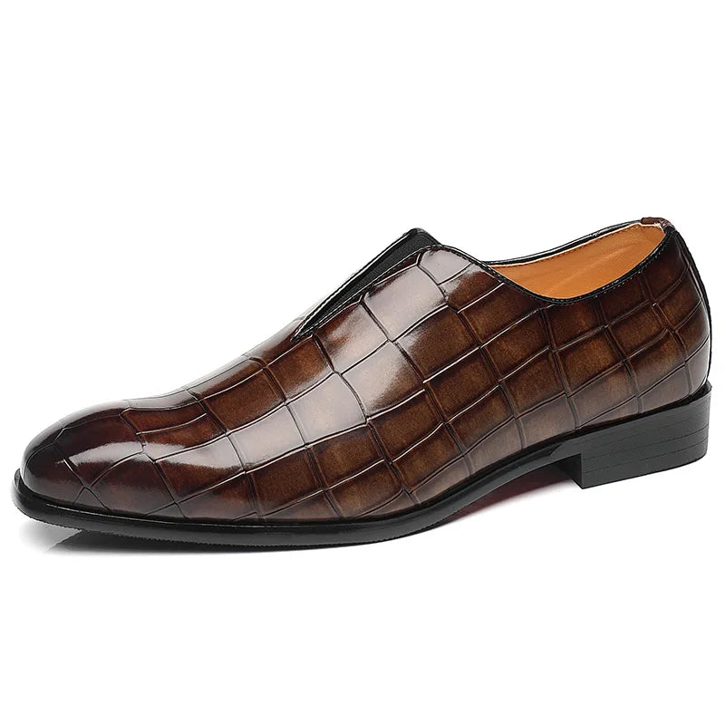 Dress Gentlemen Shoes Leather Oxford