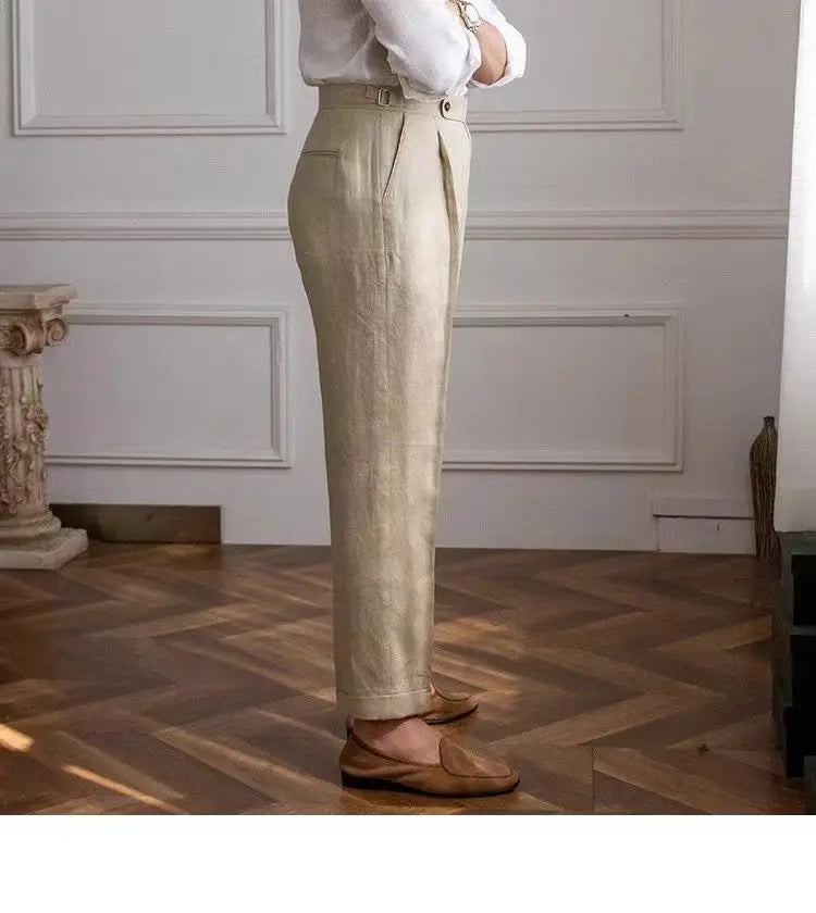 Trousers Linen Italian Style